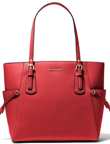 Michael Kors Voyager Small Saffiano Leather Tote Bag Flame