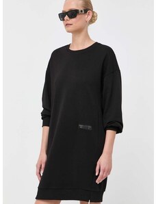 Šaty Armani Exchange čierna farba, mini, oversize