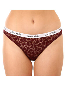3PACK dámske nohavičky Calvin Klein nadrozmer viacfarebné (QD3975E-BP7) 3
