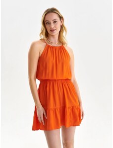 Oranžové dámske šaty Top Secret