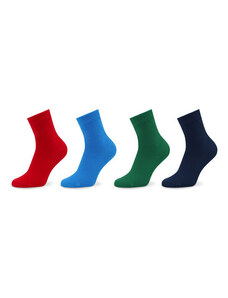 Súprava 4 párov vysokých detských ponožiek United Colors Of Benetton
