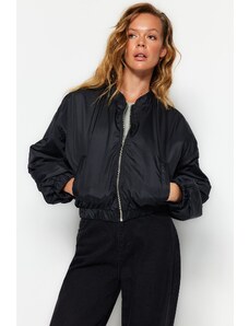 Trendyol Collection Čierna oversize vodoodpudivá bunda