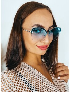 Webmoda Dámske modré slnečné okuliare KATY