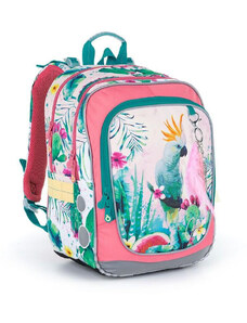 TOPGAL - školské tašky, batohy a sety TOPGAL - ENDY21002-školský batoh - vzlet s kamarátkou kakadu - pre dievčatká s rozkošnými krídlami poznania