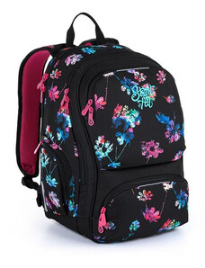 TOPGAL - školské tašky, batohy a sety TOPGAL - ROTH21029-študentský batoh - kvetinový tanec poznania - pre dievčatá s farebnou harmóniou