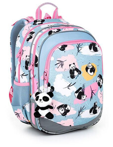 TOPGAL - školské tašky, batohy a sety TOPGAL ELLY22004-školský batoh - pandí pôvab na obláčiku radosti - batoh plný štýlu a vedomostí