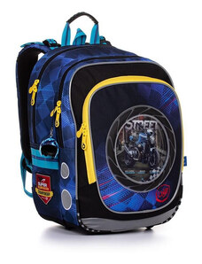 TOPGAL - školské tašky, batohy a sety TOPGAL ENDY20013-školský batoh - nechaj svoje vedomosti jazdiť na vlnách vymeniteľných motoriek