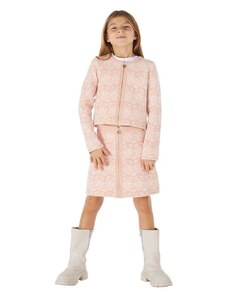 Dievčenská sukňa Guess ružová farba, mini, áčkový strih