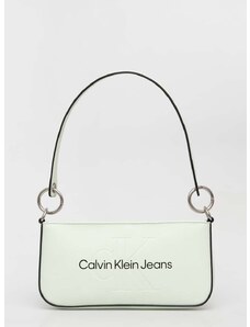 Kabelka Calvin Klein Jeans zelená farba,K60K610679