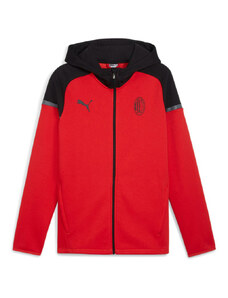 Puma AC Milano pánska bunda s kapucňou Casuals red