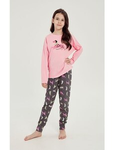 Taro Dievčenské pyžamo Ruby ružové