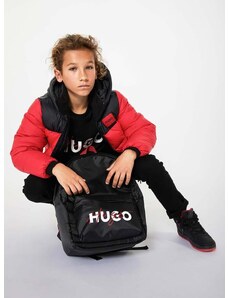 Detský ruksak HUGO čierna farba, veľký, s potlačou