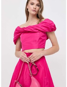 Top Pinko dámsky, ružová farba, španielsky výstrih