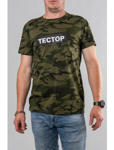 Takfajn Pánske tričko TECTOP - khaki