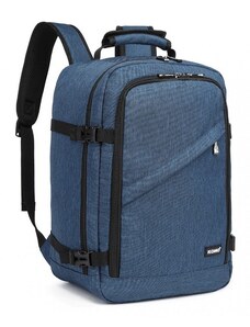 Konofactory Modrý odolný batoh do lietadla "Transporter" - veľ. M