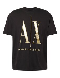 ARMANI EXCHANGE Tričko zlatá / čierna