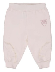 Nohavice pre bábätká Pinko Up béžová farba, s potlačou