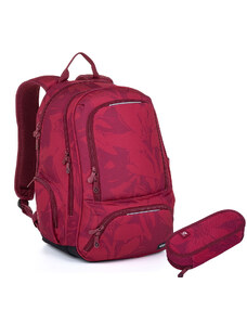 TOPGAL - školské tašky, batohy a sety TOPGAL-bordová esencia - objavujme svoju zmyselnosť