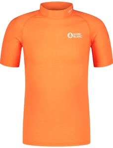 Nordblanc Oranžové detské tričko s UV ochranou COOLKID