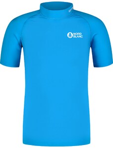 Nordblanc Modré detské tričko s UV ochranou COOLKID