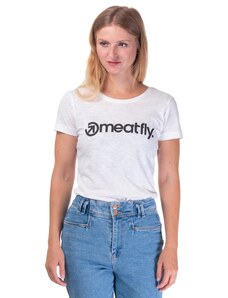 Dámske tričko Meatfly MF Logo biela