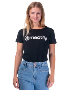 Dámske tričko Meatfly MF Logo čierna