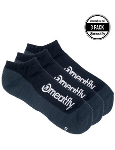Ponožky Meatfly Boot Triple pack, čierna