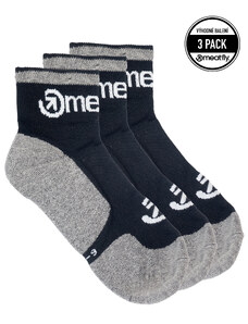 Ponožky Meatfly Middle Triple pack, šedá