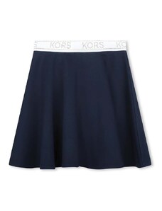 Dievčenská sukňa Michael Kors tmavomodrá farba, mini, áčkový strih