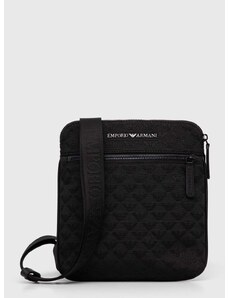 Malá taška Emporio Armani pánska, čierna farba, Y4M185 Y022V