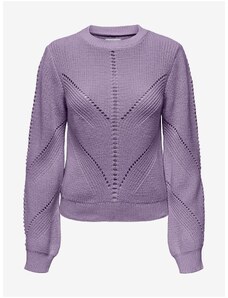 Purple Womens Patterned Sweater ONLY Ella - Women
