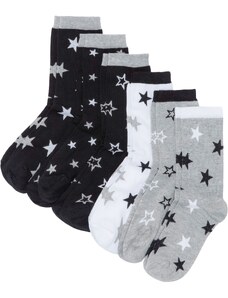 bonprix Dámske ponožky (6 ks) z bio bavlny, farba čierna