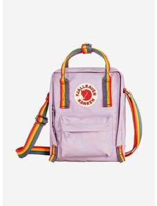 Malá taška Fjallraven Kanken Rainbow Sling F23623.457.907-907, fialová farba