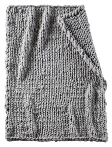 bonprix Mäkká deka s očkami, farba šedá, rozm. 0
