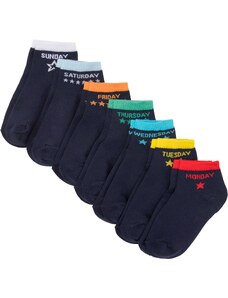bonprix Detské krátke ponožky (7 ks), farba modrá, rozm. 19-22