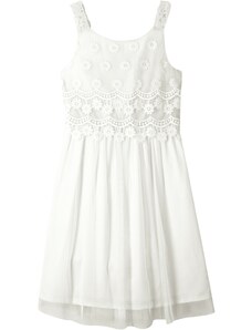 bonprix Slávnostné šaty pre dievčatá, farba biela