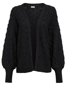 bonprix Pletený sveter, ažúrový, farba čierna