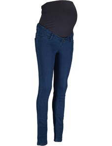 bonprix Materské džínsy, termo, s mäkkou vnútornou stranou, farba modrá, rozm. 34