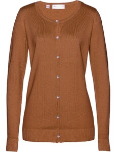 bonprix Pletený sveter, farba hnedá