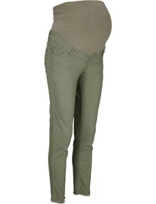 bonprix Tehotenské nohavice, po členky, farba zelená, rozm. 34