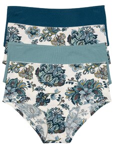 bonprix Maxi nohavičky boxerky (4 ks), farba modrá