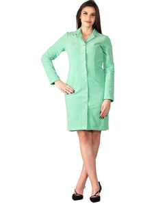 Rialto Dámske košeľové šaty Mitra zelený menčester 19134
