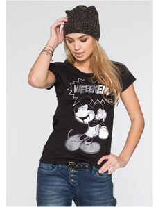 bonprix Tričko s Micky Mouse potlačou, farba čierna