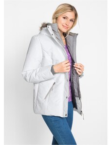 bonprix Zimná bunda, 2-v-1 vzhľad, farba biela