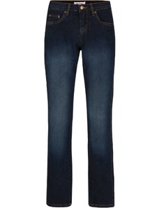 bonprix Strečové džínsy "zoštíhľujúce", rovné, farba modrá, rozm. 36