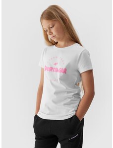 4F Dievčenské tričko z organickej bavlny