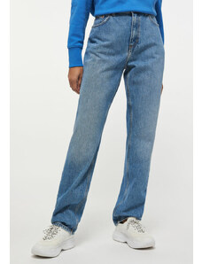 Dámske jeans Brooks Straight - Mustang - blue denim - MUSTANG