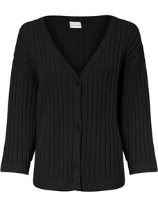 bonprix Pletený sveter, strih boxy, farba čierna, rozm. 48/50