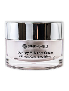 Fresh Secrets - Madis Madis Fresh Secrets 24Hours Nourishing face cream Donkey milk - 24h výživný krém na tvár s oslím mliekom 50 ml