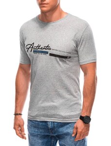 Buďchlap Autentické šedé pánske tričko S1900